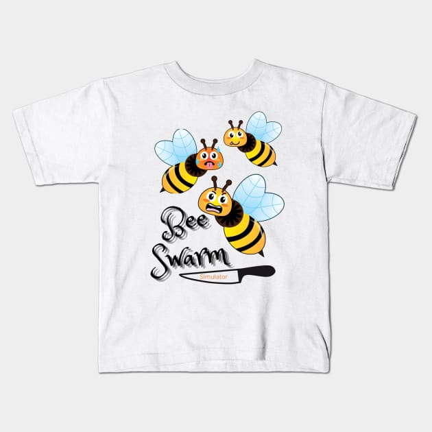 Bee swarm Kids T-Shirt by KINGShut